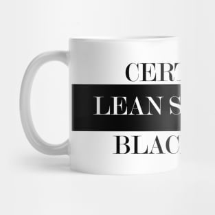 Lean Six Sigma Black Belt Mug